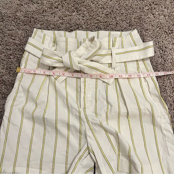 {banana republic} high waisted paper bag striped shorts - Picture 5 of 8